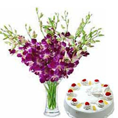 Online Cakes and Flowers to Hyderabad